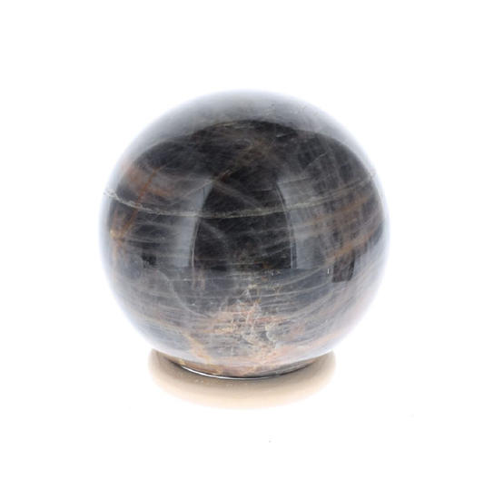 Boule Pierre de Lune noire 0.855kg