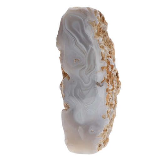 Agate Grise 1 face polie 0.799kg