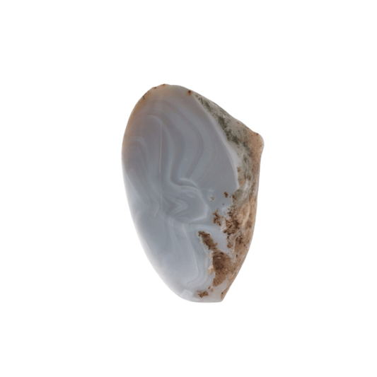 Agate Grise 1 face polie 0.517kg
