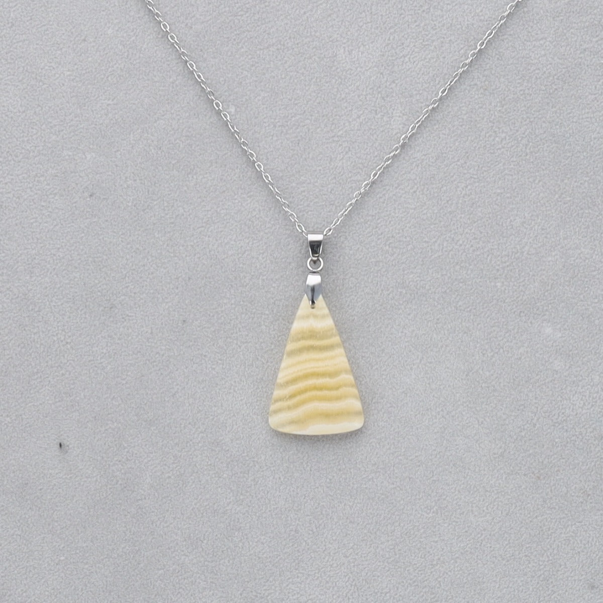 Agate Crazy Lace jaune Cabochon percé 4