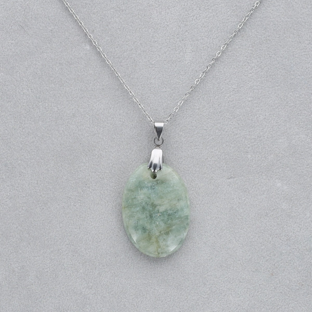 Aigue Marine Cabochon percé 30