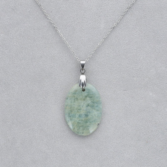 Aigue Marine Cabochon percé 36