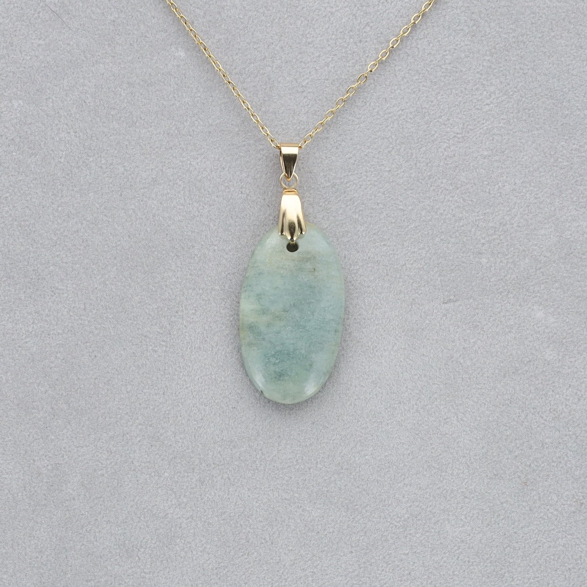 Aigue Marine Cabochon percé 43