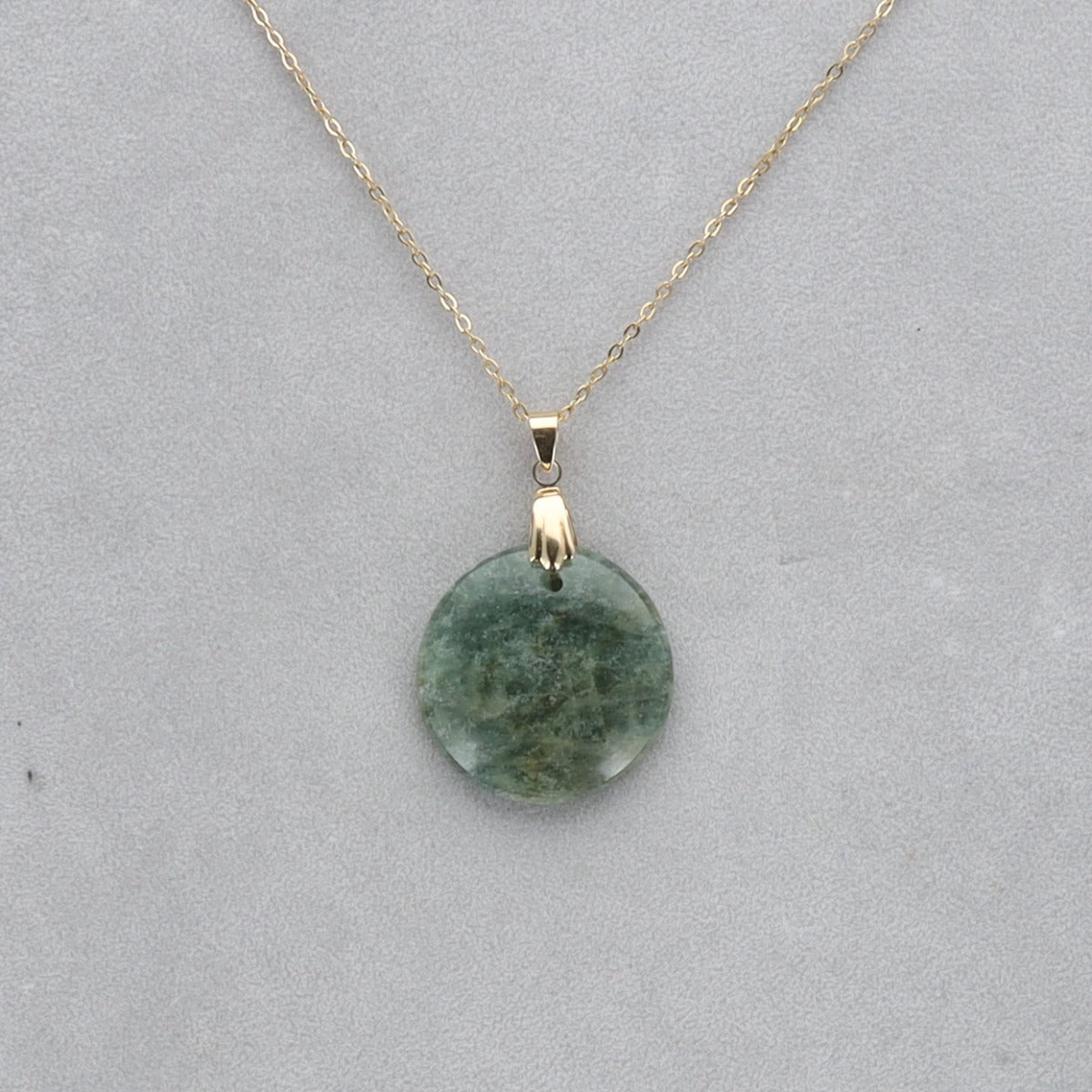 Aigue Marine Cabochon percé 52