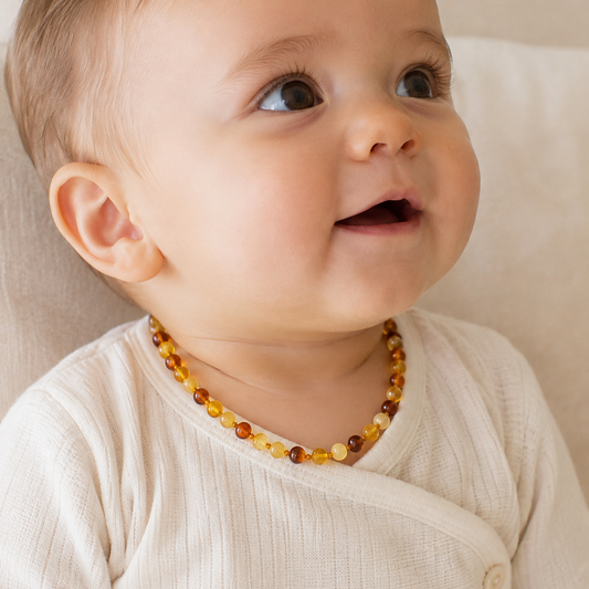 Collier Flavien - ambre mix
