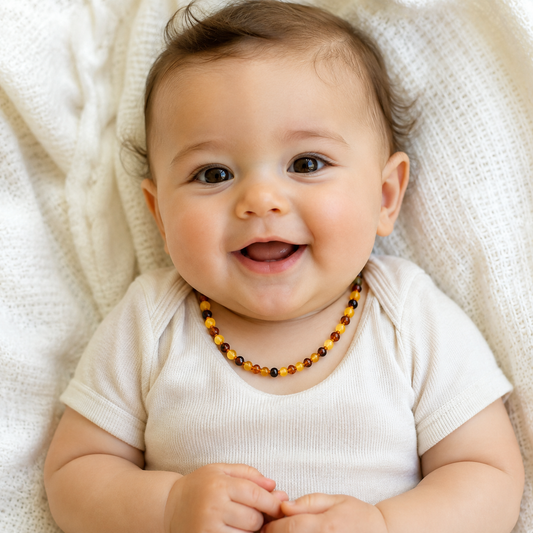 Collier Jérémy - ambre mix
