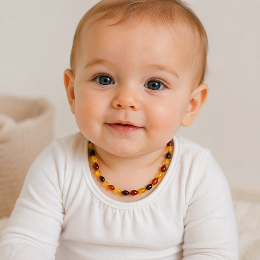 Collier Henri - ambre mix