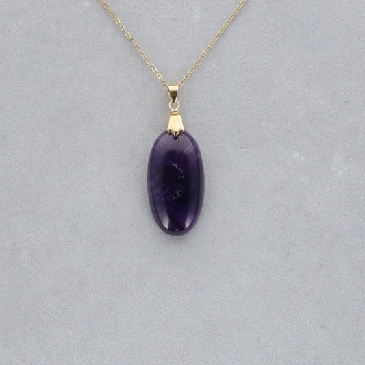 Améthyste Extra Cabochon percé 25