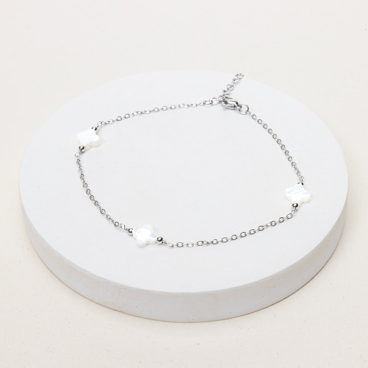 Bracelet de cheville Tahia - Nacre