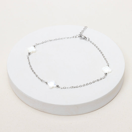 Bracelet de cheville Tahia - Nacre