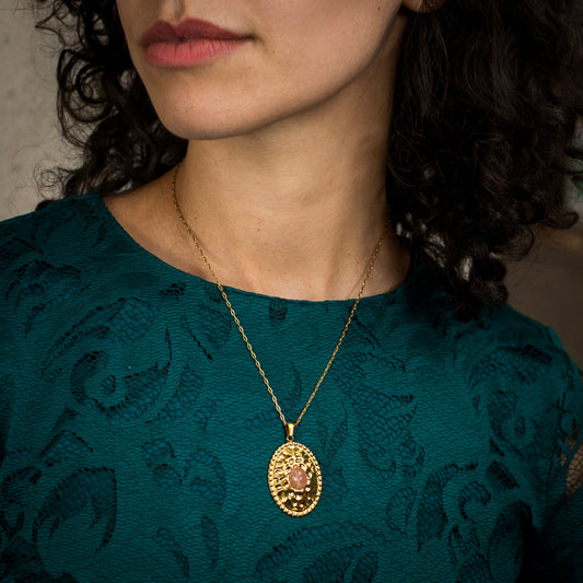 Collier Jasmine - Pierre du soleil