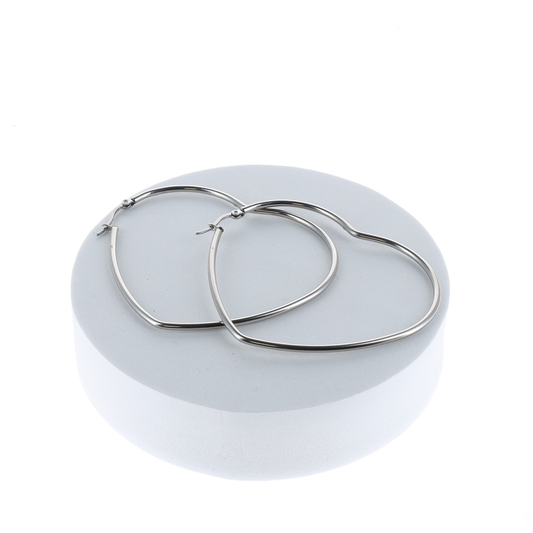 Boucles d'oreilles coeur - Clarisse