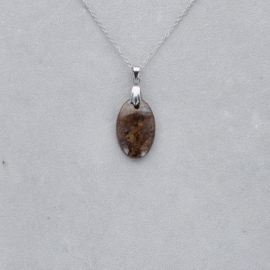 Bronzite Cabochon percé 3