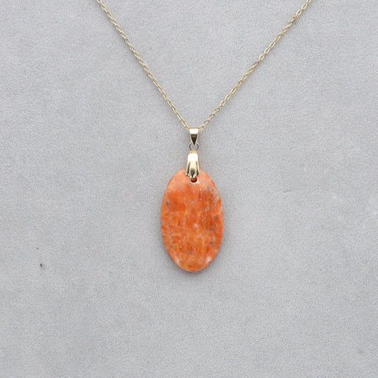 Calcite Orchidée Cabochon percé 14