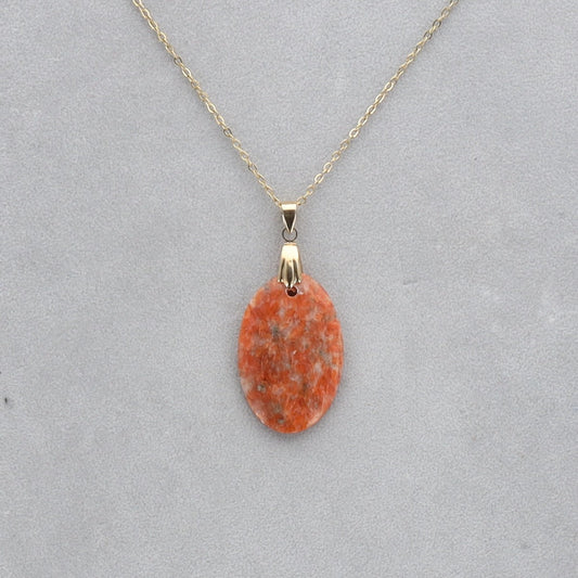 Calcite Orchidée Cabochon percé 34