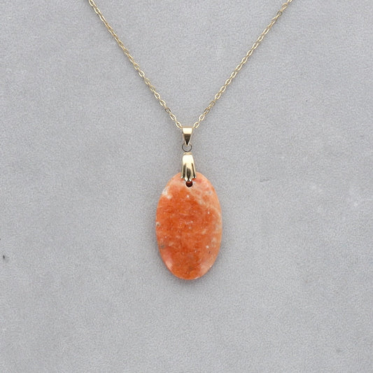 Calcite Orchidée Cabochon percé 35