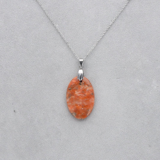 Calcite Orchidée Cabochon percé 4