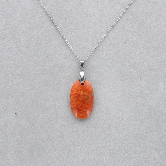 Calcite Orchidée Cabochon percé 5