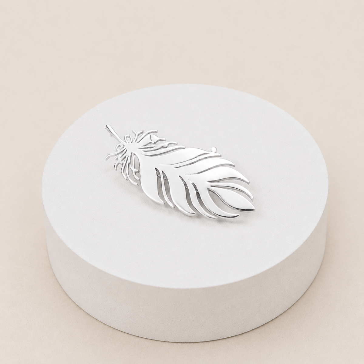 Broche plume - Léonie