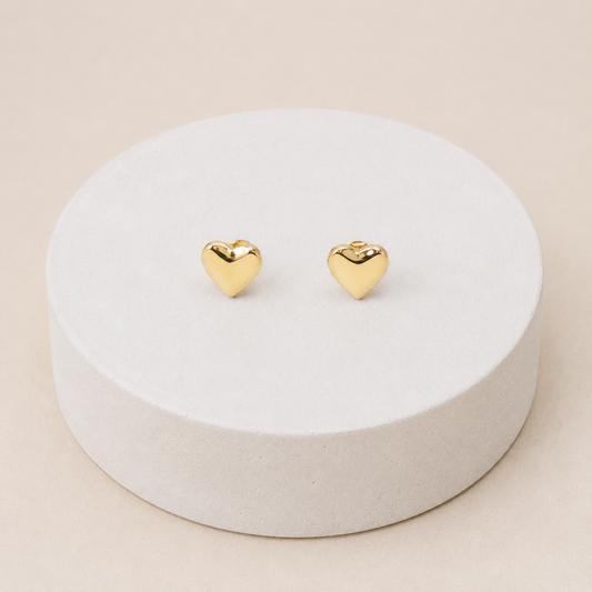 Boucles d'oreilles coeur - Clémence