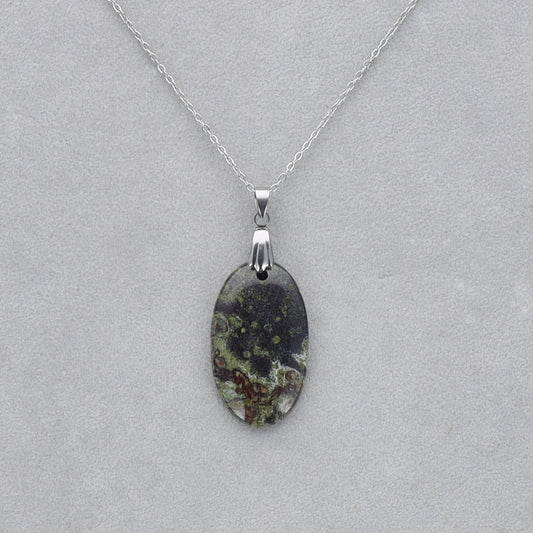 Dragon Vert Cabochon percé 19
