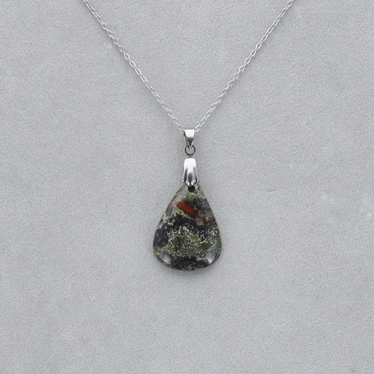 Dragon Vert Cabochon percé 23