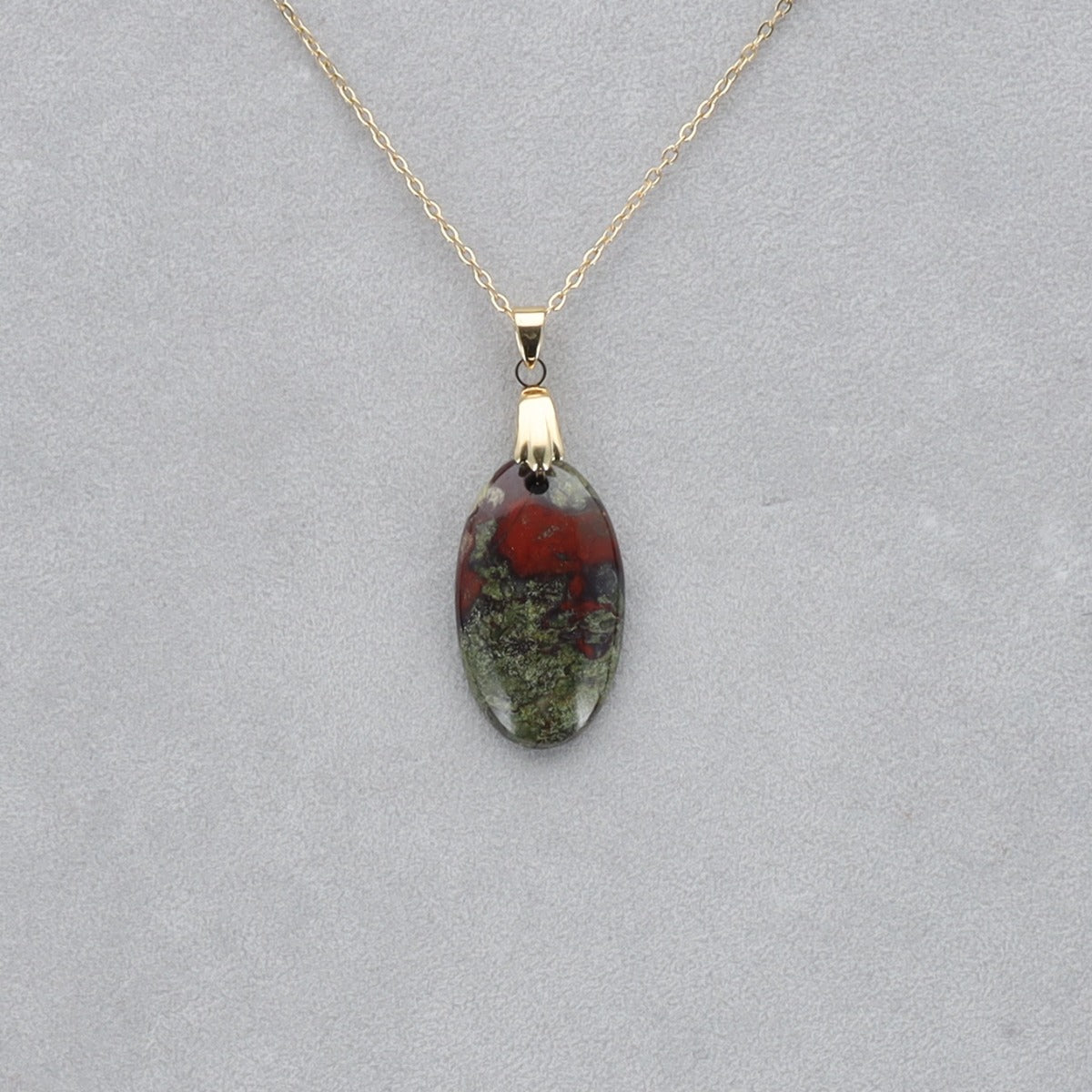 Dragon Vert Cabochon percé 26