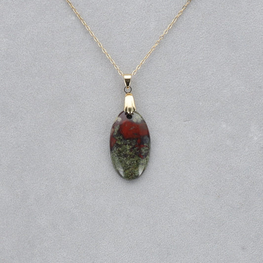 Dragon Vert Cabochon percé 26