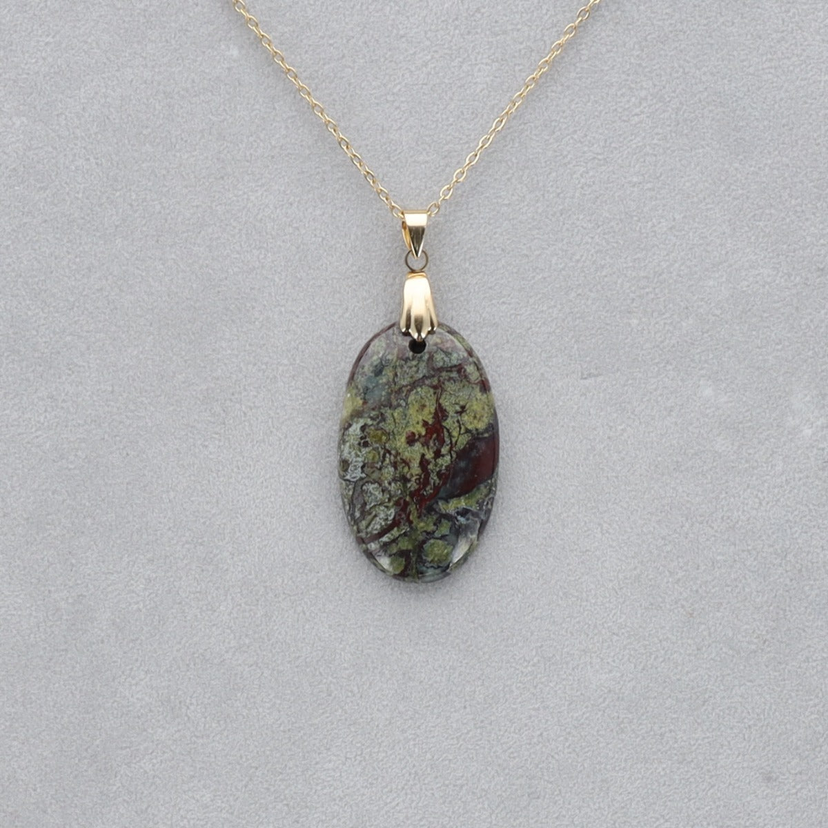 Dragon Vert Cabochon percé 28
