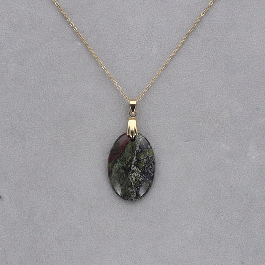 Dragon Vert Cabochon percé 33