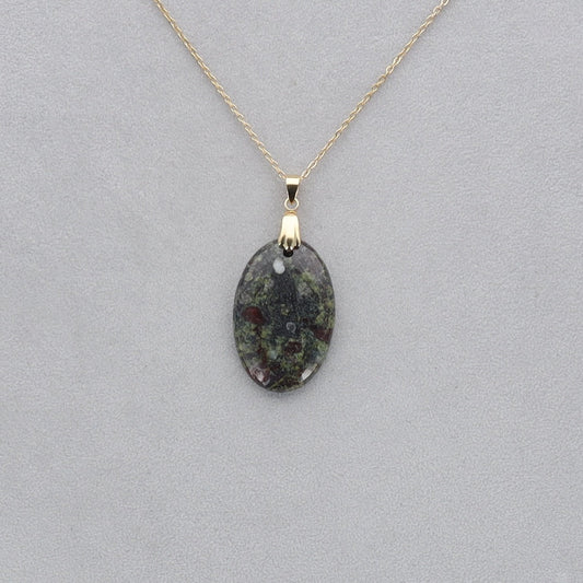 Dragon Vert Cabochon percé 4
