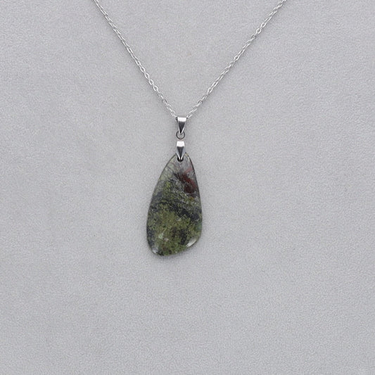 Dragon Vert Cabochon percé 5