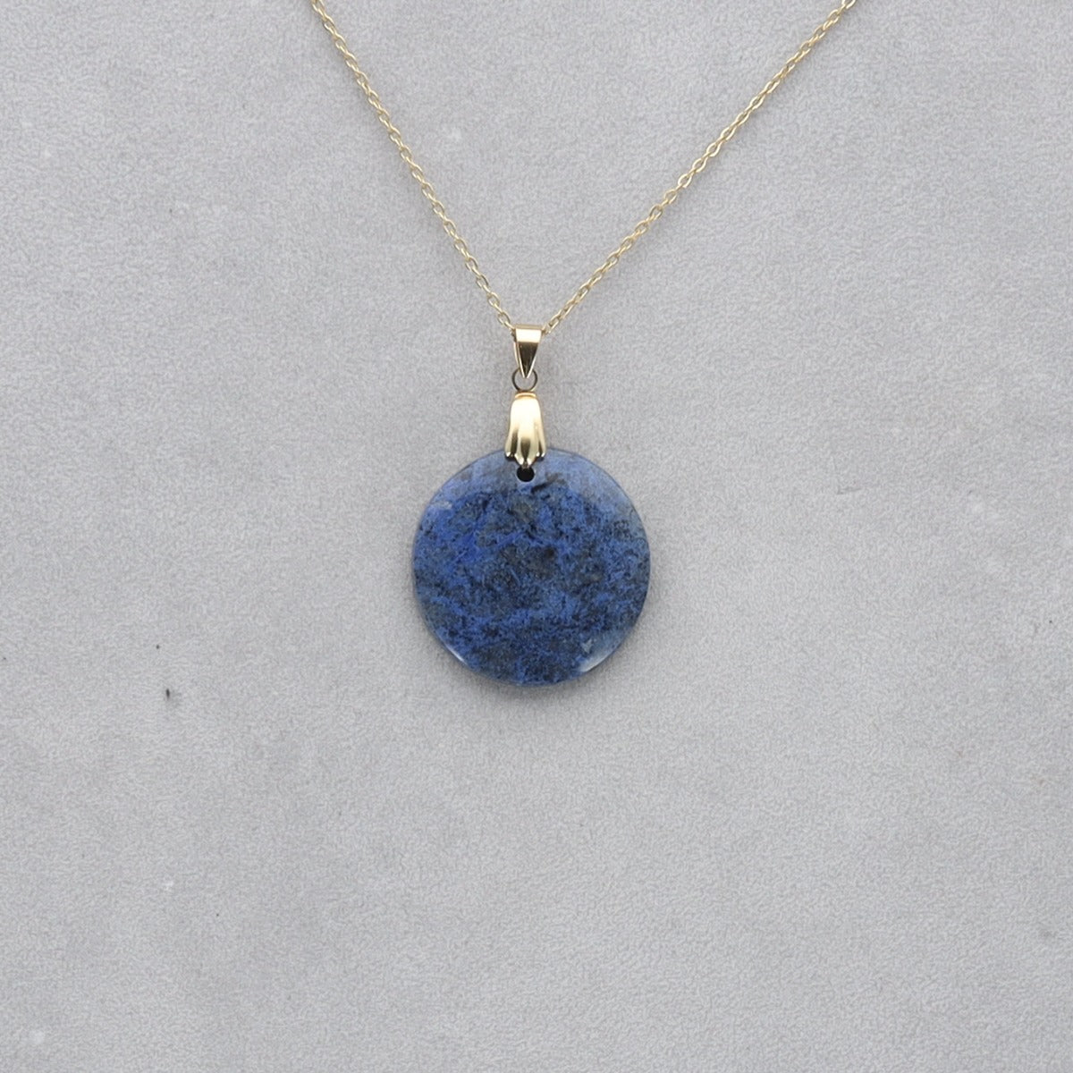 Dumortiérite Cabochon percé 14