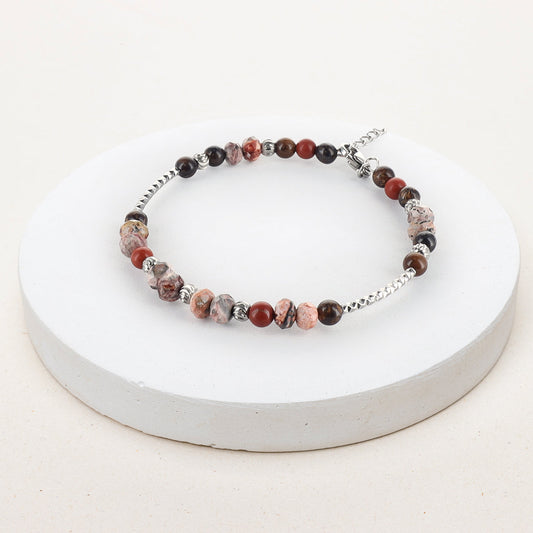 Bracelet réglable Eris - Jaspe Léopard