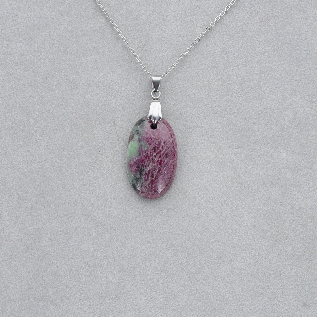 Fuschite Rubis Cabochon percé 71