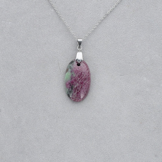 Fuschite Rubis Cabochon percé 71