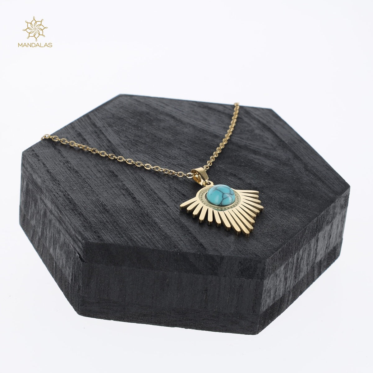 Pendentif Soley - Turquoise