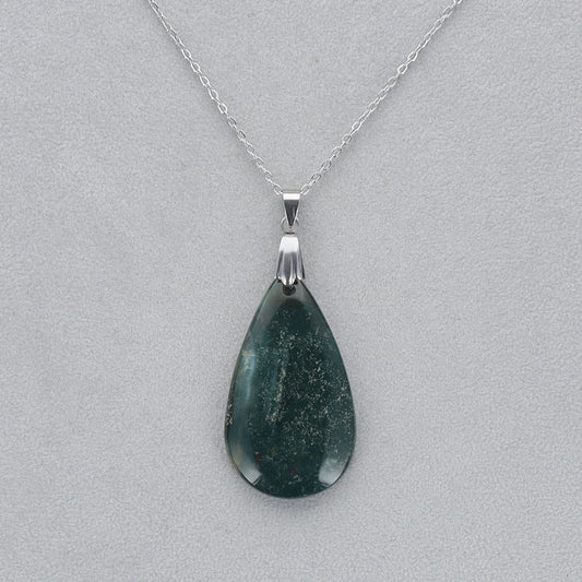 Héliotrope Cabochon percé 10