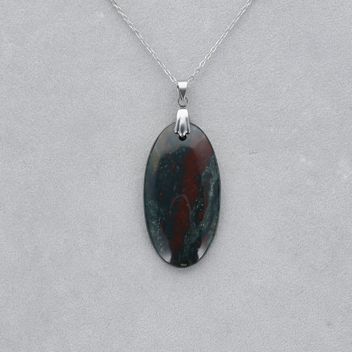 Héliotrope Cabochon percé 22