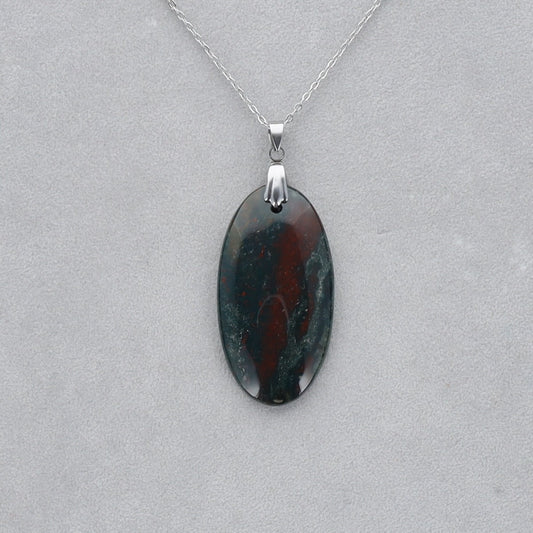 Héliotrope Cabochon percé 22