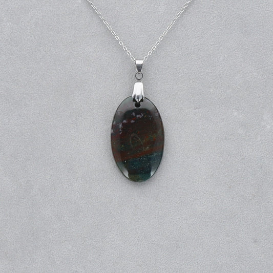 Héliotrope Cabochon percé 23