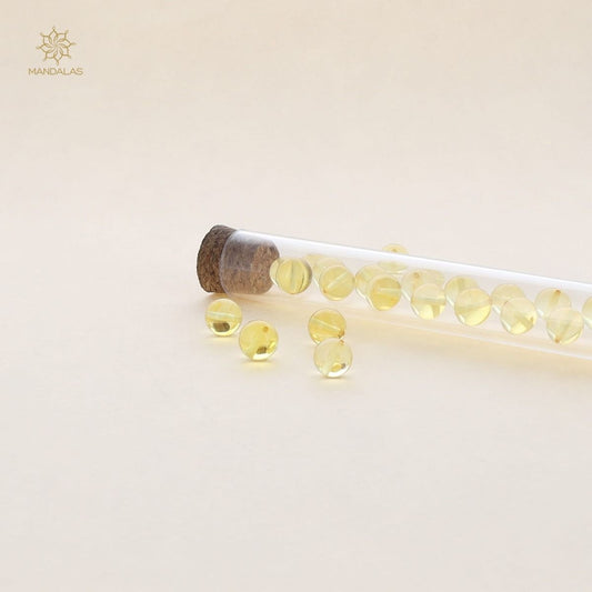 Ambre Honey 7mm (Lot de 10)