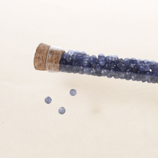 Cordierite (lot de 10) - Rondelle Facettée