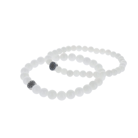 Bracelet Jade Blanc Qualité Extra