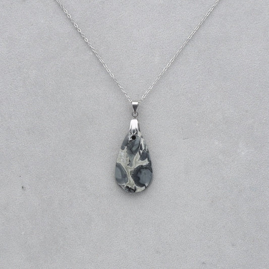 Jaspe Maligano Cabochon percé 31