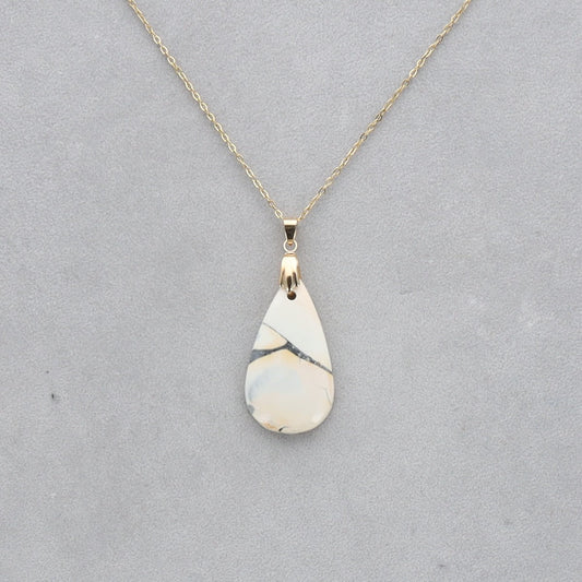 Jaspe Maligano Cabochon percé 39