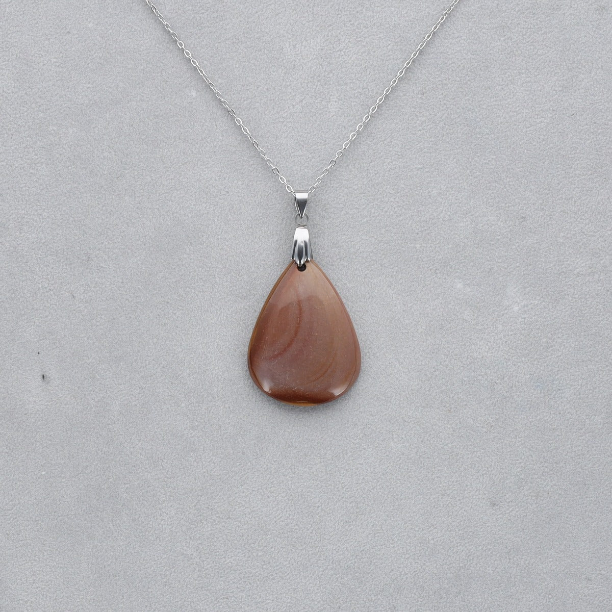 Jaspe Polychrome Cabochon percé 15