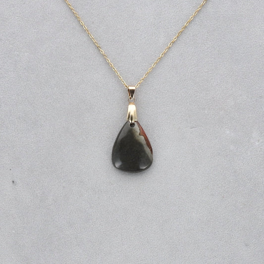Jaspe Polychrome Cabochon percé 39