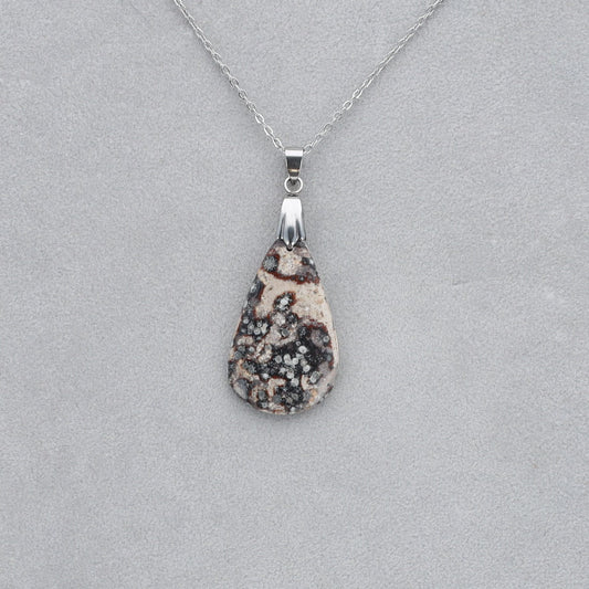 Jaspe Viper Cabochon percé 23