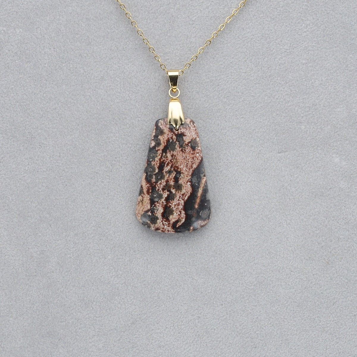 Jaspe Viper Cabochon percé 32